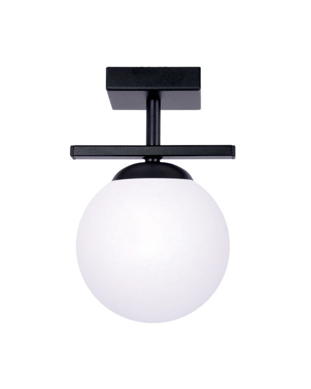 1210 GLOBE LAMPA SUFITOWA CZARNY