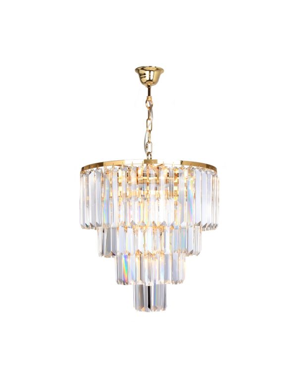 Lampa wisząca AMEDEO 17106/4+1-GLD