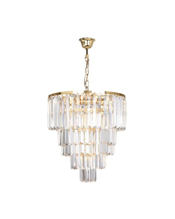 Lampa wisząca AMEDEO 17106/6+3+1-GD+CL