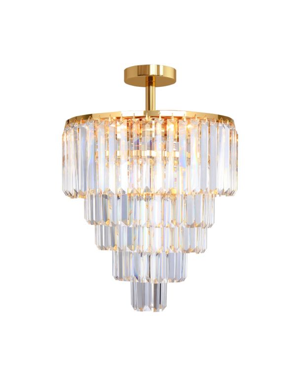 Lampa sufitowa AMEDEO FC17106/6+3+1-GOLD+CL