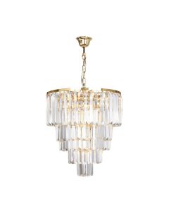 Lampa wisząca AMEDEO 17106/6+3+1-GD+CL