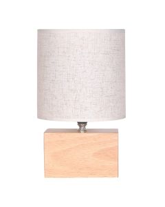 1904ST LAMPA STOŁOWA DREWNO-BEŻ/WOOD-BEIGE