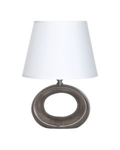 1997 LAMPA STOŁOWA BIAŁA-BRĄZ/WHITE-BRONZE