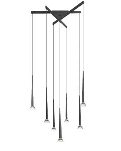 P0603-07C-P7B1 BOSTON LAMPA WISZĄCA CZARNY MAT