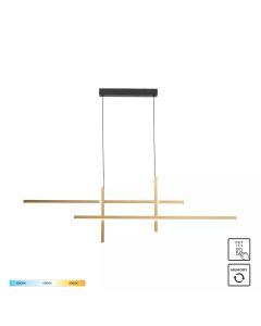 22008P-BK/GD EDGE LAMPA WISZĄCA CZARNO-ZŁOTA/BLACK-GOLD