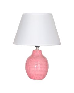 2303 LAMPA STOŁOWA RÓŻOWO-BIAŁA/PINK-WHITE
