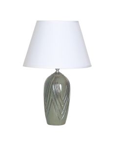  2307 LAMPA STOŁOWA BIAŁO-ZIELONA/WHITE-KHAKI