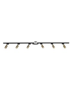 3022 Zestaw 6 szynoprzewody black-gold jednoobwodowy