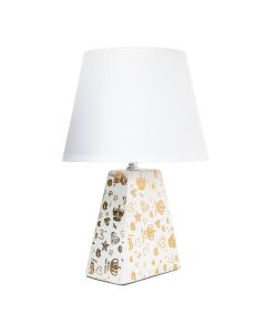 A342-WH LAMPA STOŁOWA ZŁOTO-BIAŁA/GOLD-WHITE