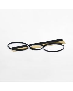 CL231204-3BK+GD PRIMO LAMPA SUFITOWA ZŁOTA-CZARNA/GOLD-BLACK