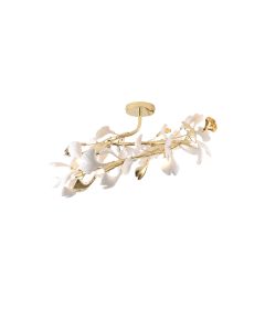 MX2858-6-EGN LEAF LAMPA SUFITOWA ZŁOTA/GOLD