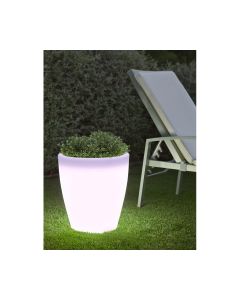 Doniczka solarna VIOLETA RGB LED LUMVL055SSNW