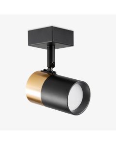 OB-2204BD-1-BK FORI KINKIET CZARNY-ZŁOTY/BLACK-GOLD